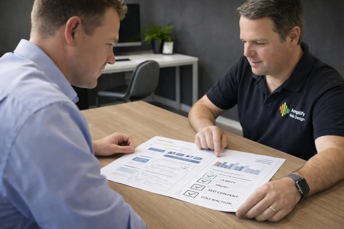 Web Design For Local Businesses in Adelaide Audit by Amplify Web Design