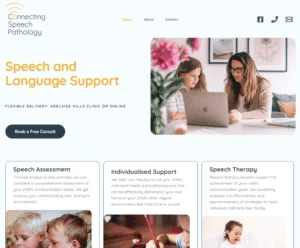 Connecting Speech Pathology Web Design