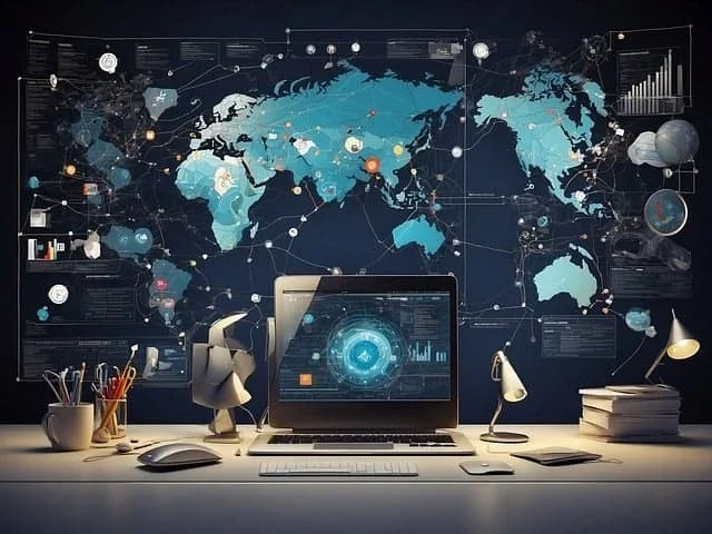 A website on a laptop connected at high speed across the internet showing website speed increases in Adelaide