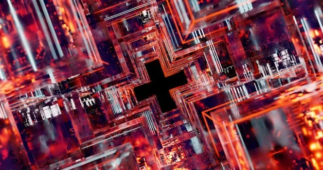 Abstract view of a website complexity causing slow speed and loss of google ranking